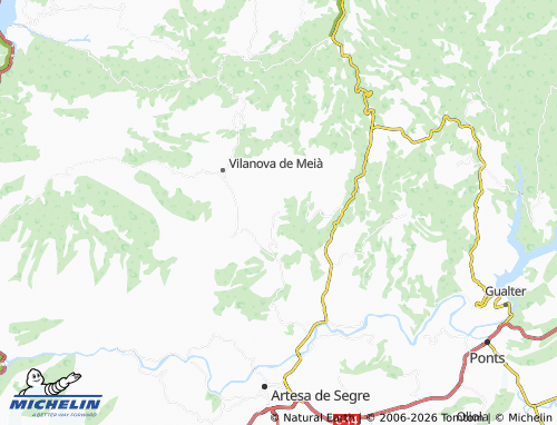 Carte MICHELIN Lluçars - ViaMichelin
