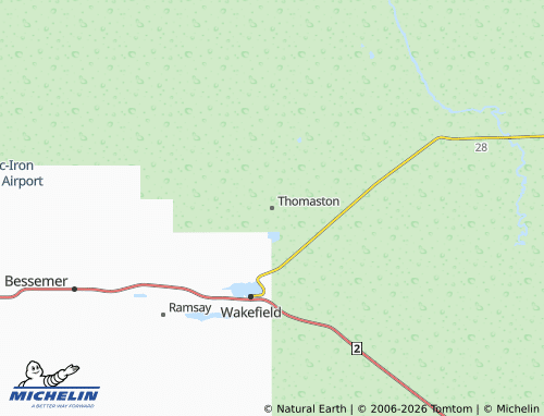 Carte MICHELIN Thomaston - ViaMichelin