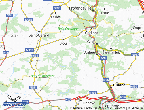 MICHELIN Salet map - ViaMichelin