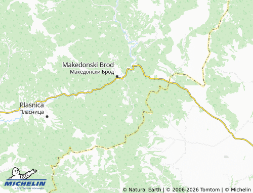 Mapa MICHELIN Slansko - ViaMichelin