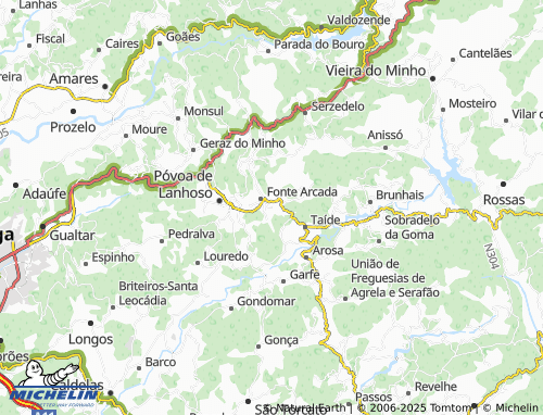 Carte MICHELIN Arrifana - ViaMichelin