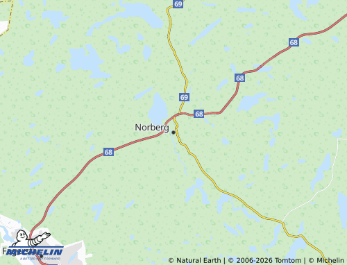 Mappa MICHELIN Norberg - ViaMichelin