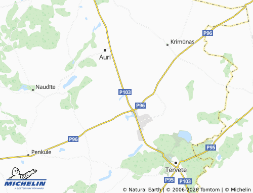 Mapa MICHELIN Ķirpēni - ViaMichelin
