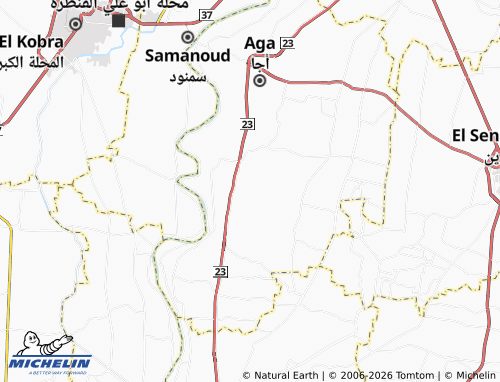 MICHELIN Samahah map - ViaMichelin