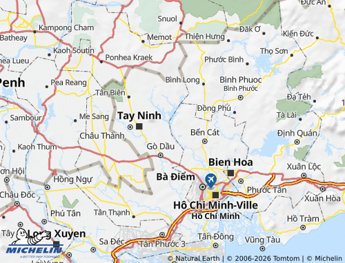 Mapa MICHELIN Dầu Tiếng - ViaMichelin