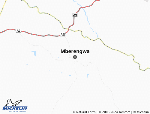 MICHELIN Mberengwa map - ViaMichelin