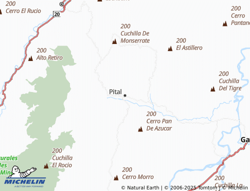 MICHELIN Pital map - ViaMichelin