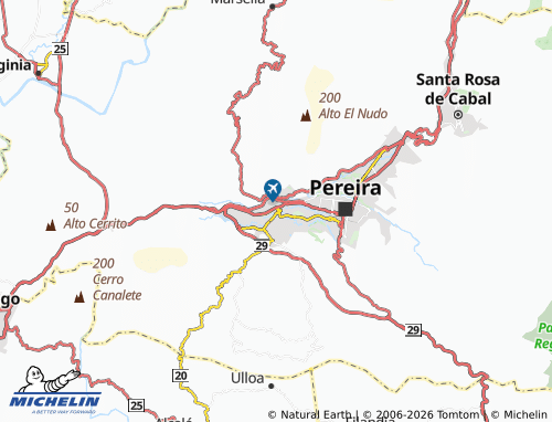 Carte MICHELIN Santa Mónica - ViaMichelin