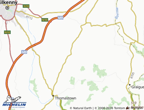 MICHELIN-Landkarte Dungarvan - ViaMichelin