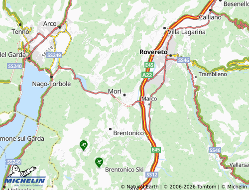 Mappa MICHELIN Mori - ViaMichelin
