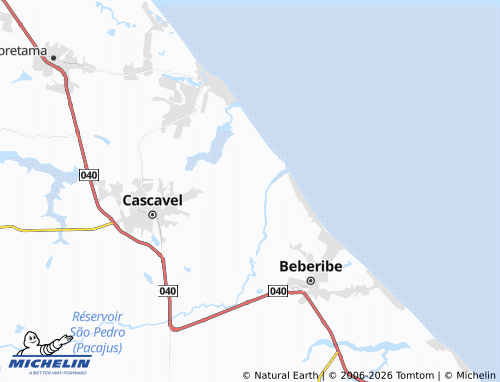 Carte MICHELIN Jacarecoara - ViaMichelin