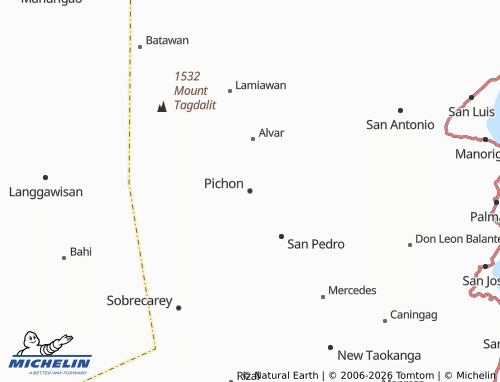 MICHELIN Pichon map - ViaMichelin