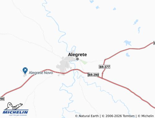 Mapa MICHELIN Alegrete - ViaMichelin