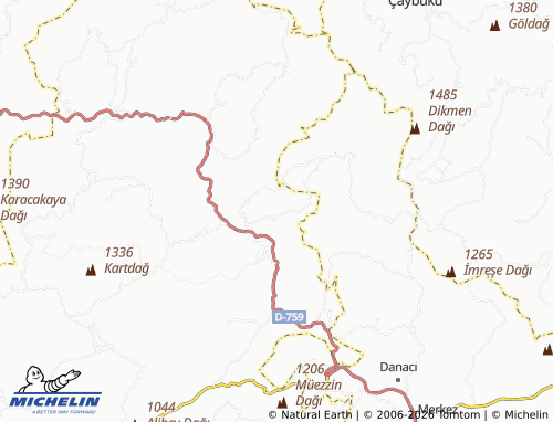 Mappa MICHELIN Derelitekke - ViaMichelin
