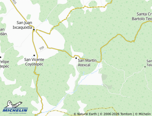 Mappa MICHELIN San Martín Atexcal - ViaMichelin