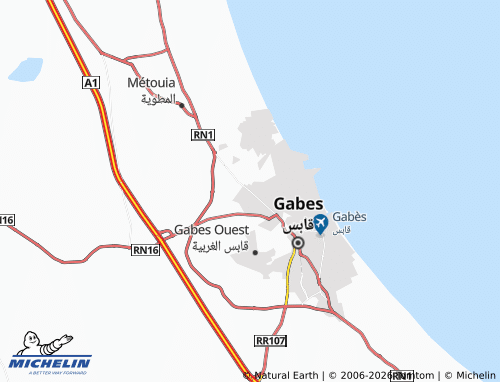 Mappa MICHELIN Bou Shammah - ViaMichelin
