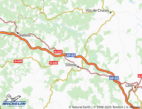 MICHELIN Negreiros (San Martiño) map - ViaMichelin