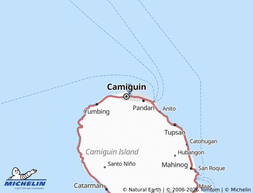 Kaart MICHELIN Camiguin - ViaMichelin