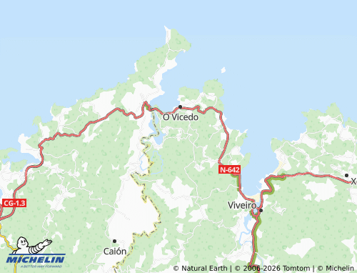 Mapa MICHELIN Mosteiro - ViaMichelin