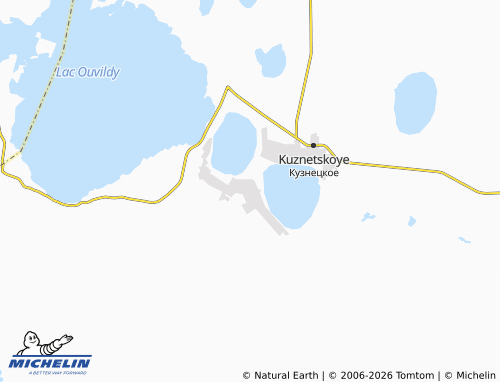 MICHELIN-Landkarte Gubernskoye - ViaMichelin