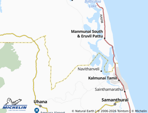 Mappa MICHELIN Palachcholai1 - ViaMichelin