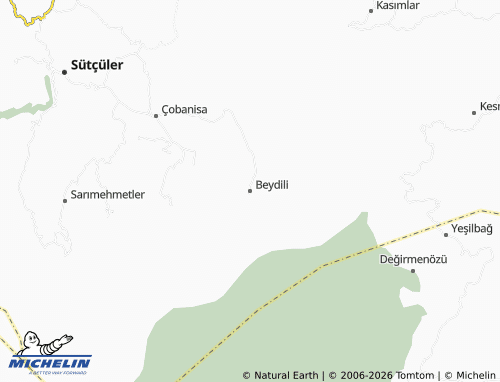 MICHELIN Beydili map - ViaMichelin