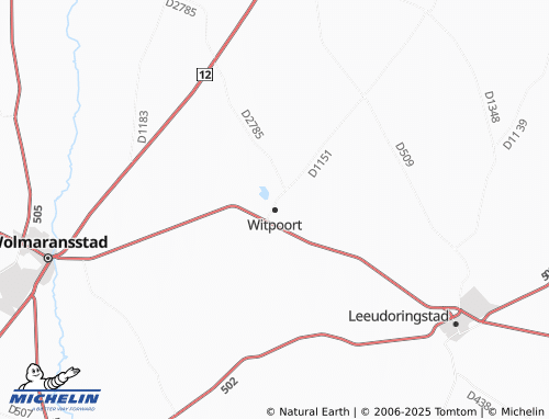 MICHELIN-Landkarte Witpoort - ViaMichelin