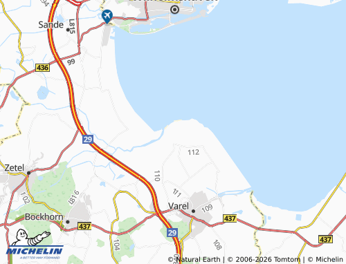 MICHELIN Dangast map - ViaMichelin