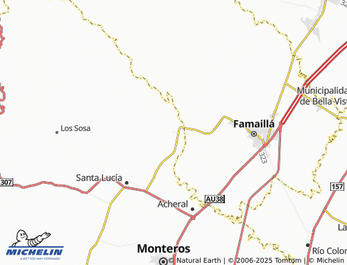 MICHELIN Teniente Berdina map - ViaMichelin