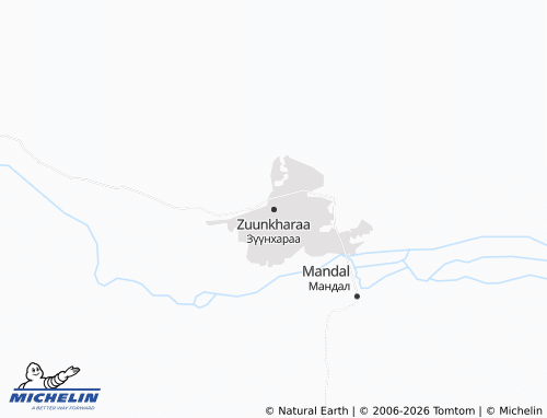 Carte MICHELIN Zuunkharaa - ViaMichelin