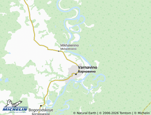 MICHELIN-Landkarte Klyachino - ViaMichelin