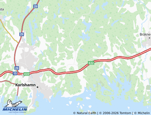 Carte MICHELIN Hällaryd - ViaMichelin