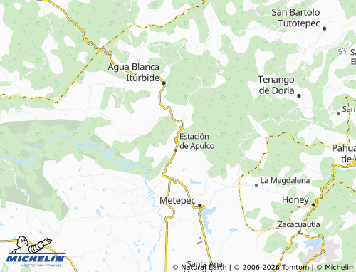 Mapa MICHELIN Ferrería de Apulco - ViaMichelin