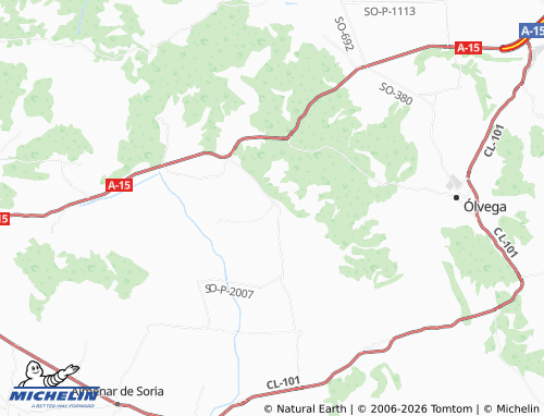 MICHELIN Pozalmuro map - ViaMichelin