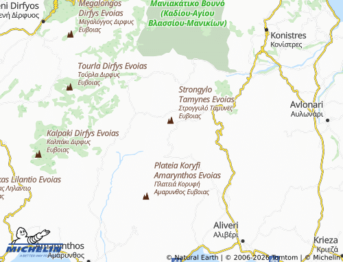 MICHELIN Panagia map - ViaMichelin