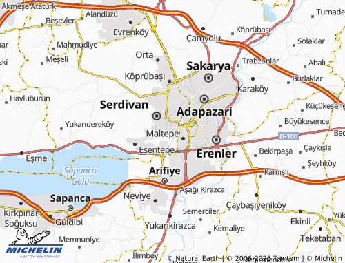 Mappa MICHELIN Otuziki Evler - ViaMichelin