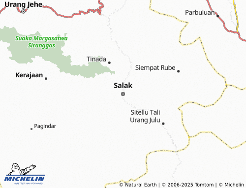 MICHELIN Salak map - ViaMichelin