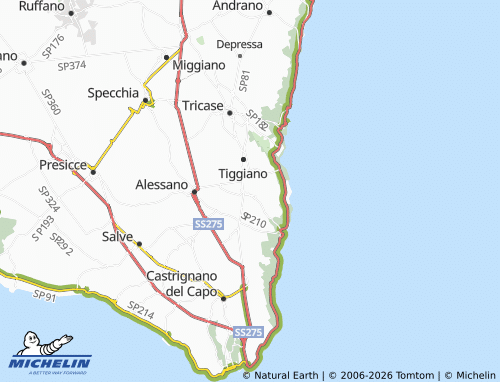 MICHELIN Corsano map - ViaMichelin