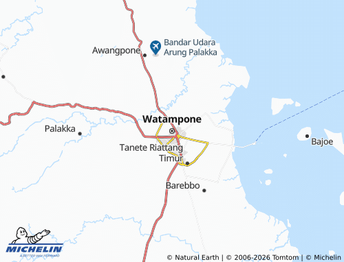 Mappa MICHELIN Watampone - ViaMichelin