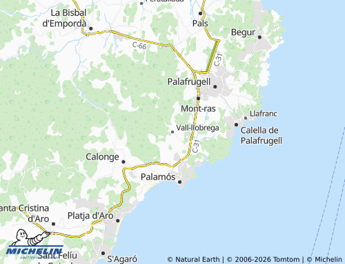 Carte MICHELIN Vall-llobrega - ViaMichelin