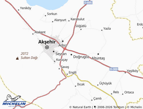 MICHELIN Doğrugöz map - ViaMichelin