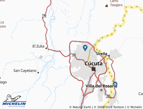 Carte MICHELIN El Progreso - ViaMichelin