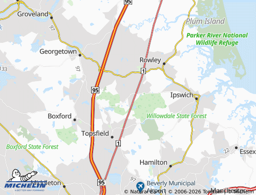 Mappa MICHELIN Linebrook - ViaMichelin