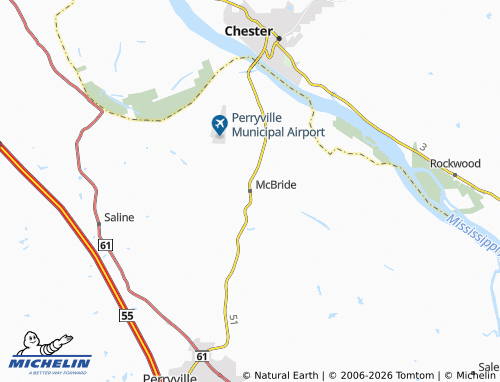 Mapa MICHELIN McBride - ViaMichelin
