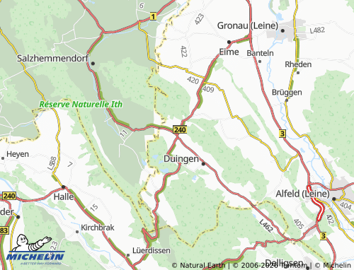 MICHELIN Weenzen map - ViaMichelin