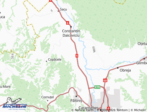 Mappa MICHELIN Prisaca - ViaMichelin