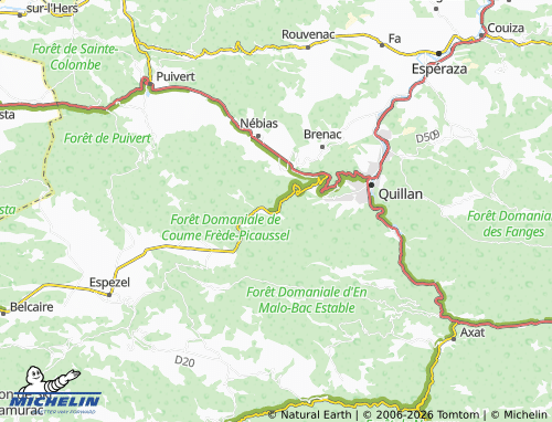 MICHELIN Coudons map - ViaMichelin