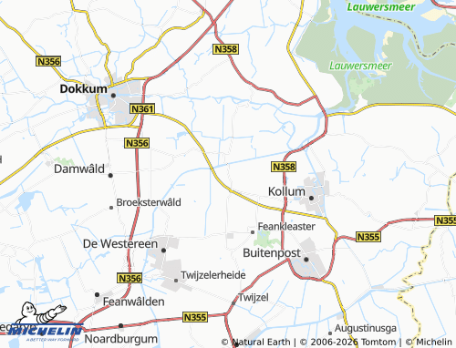 Mapa MICHELIN Westergeast - ViaMichelin