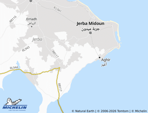 MICHELIN Bin Jaddi map - ViaMichelin