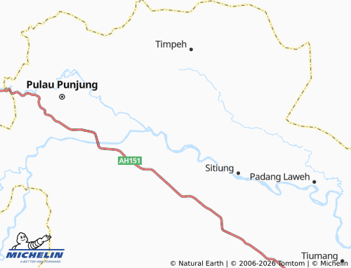 MICHELIN Siguntur map - ViaMichelin